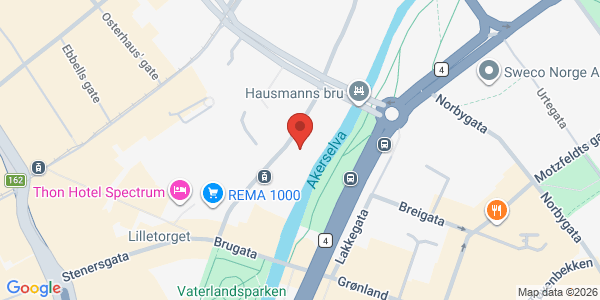 Map displaying event location