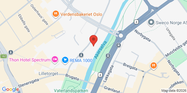 Map displaying event location