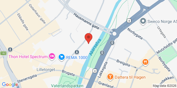 Map displaying event location
