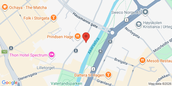 Map displaying event location