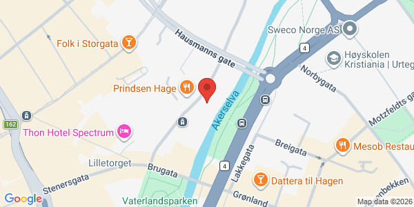 Map displaying event location