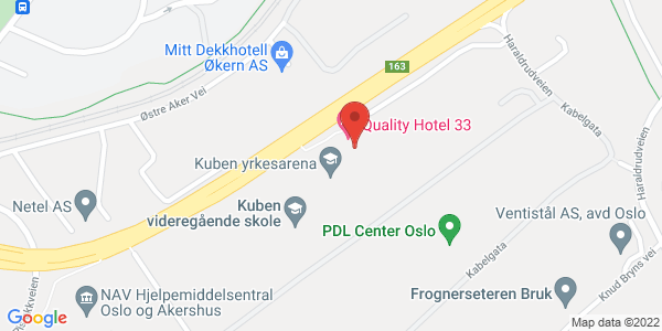 Map displaying event location