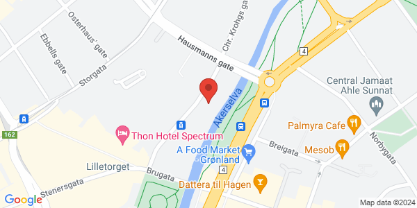 Map displaying event location