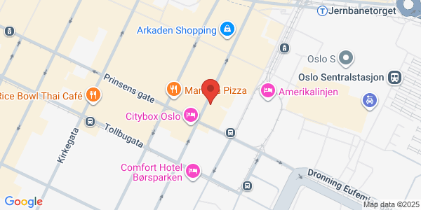 Map displaying event location