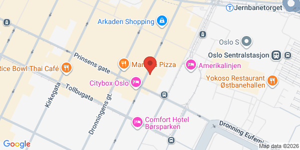 Map displaying event location