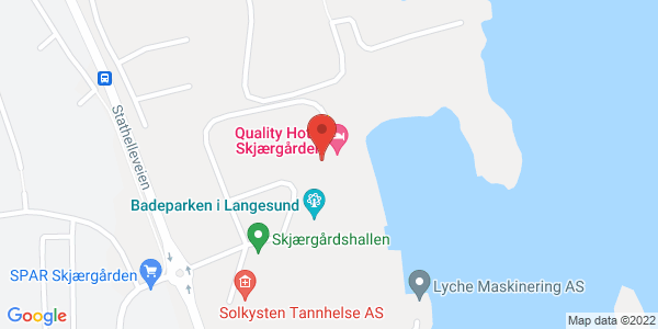 Map displaying event location