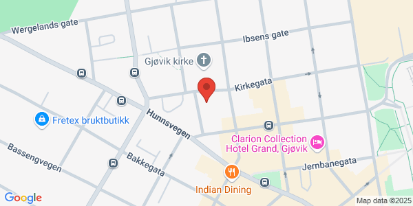 Map displaying event location