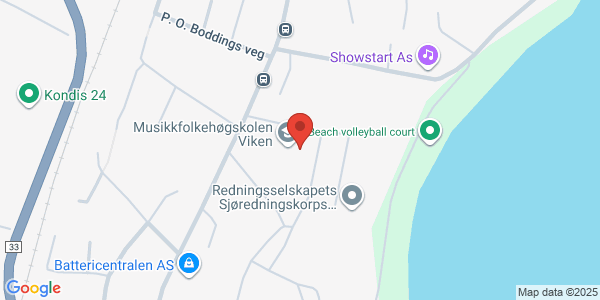 Map displaying event location