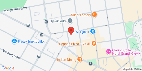 Map displaying event location