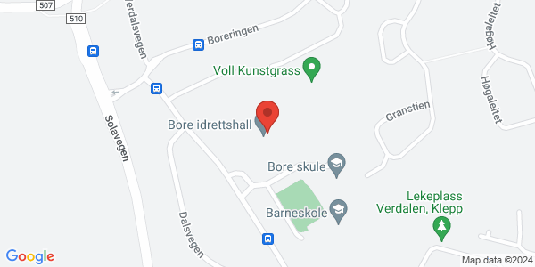 Map displaying event location