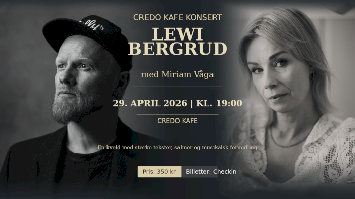 Kafékonsert med Lewi Bergrud