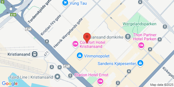 Map displaying event location