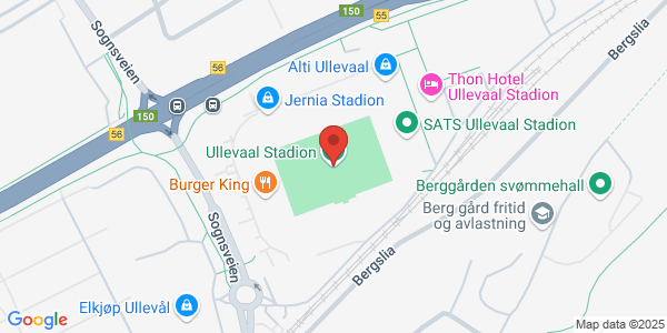 Map displaying event location