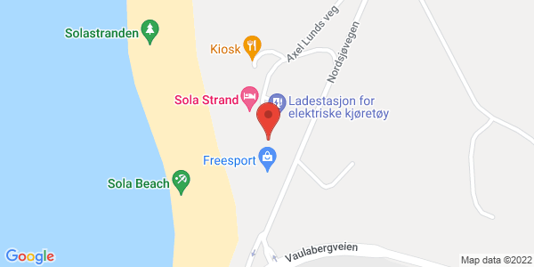 Map displaying event location