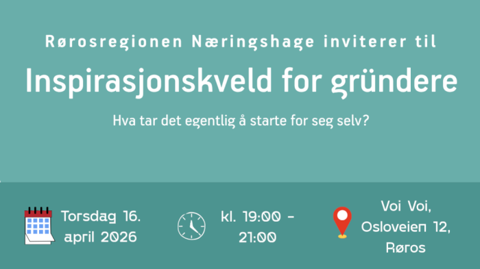 Inspirasjonskveld for gründere