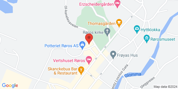 Map displaying event location
