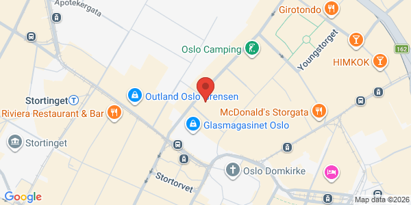 Kart som viser hvor arrangementet foregår