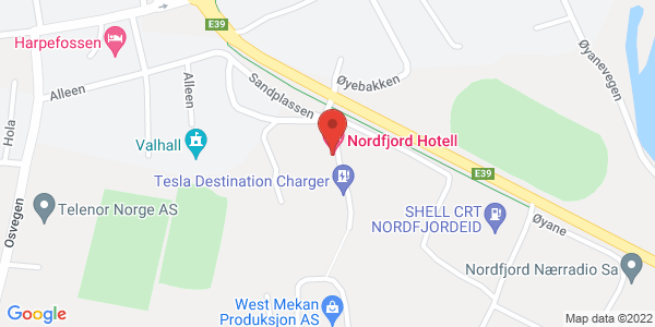 Map displaying event location