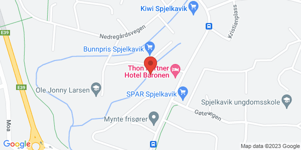 Map displaying event location