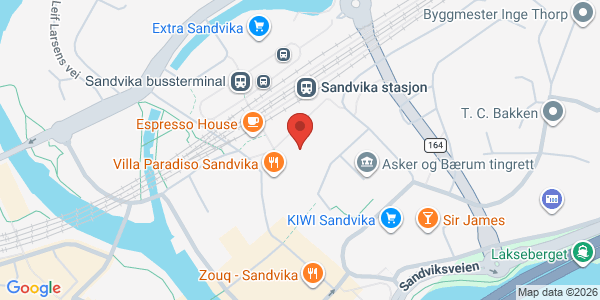 Map displaying event location