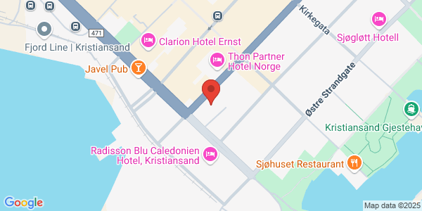 Map displaying event location
