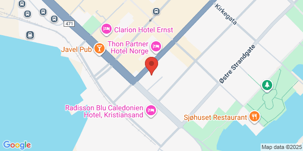 Map displaying event location