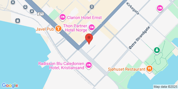 Map displaying event location