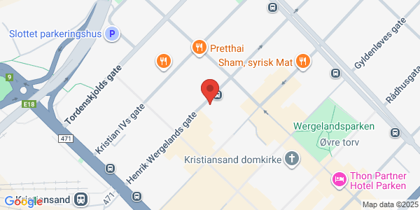 Map displaying event location