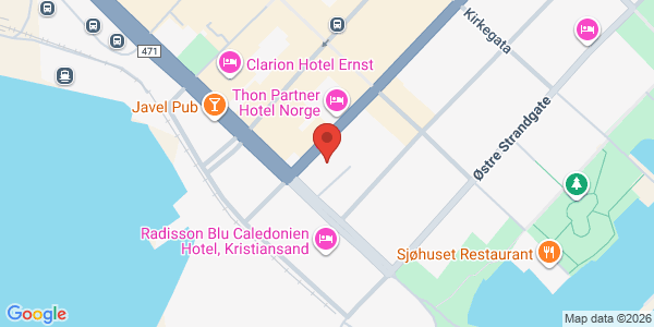 Map displaying event location