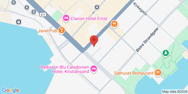 Map displaying event location