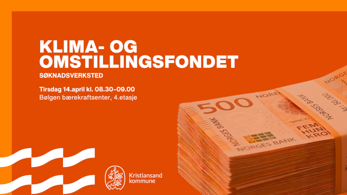 Søknadsverksted Klima- og omstillingsfondet