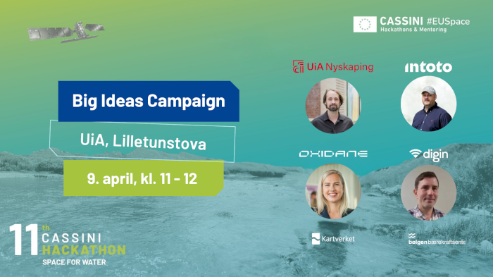 11th CASSINI Hackathon: Big Ideas Campaign på UiA
