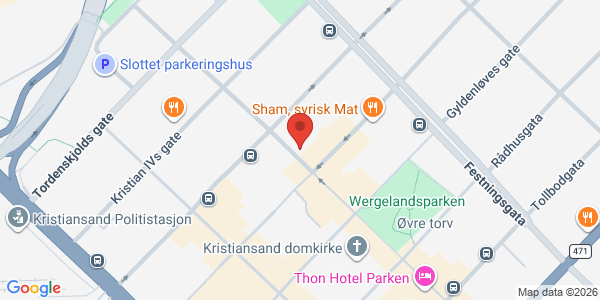Map displaying event location