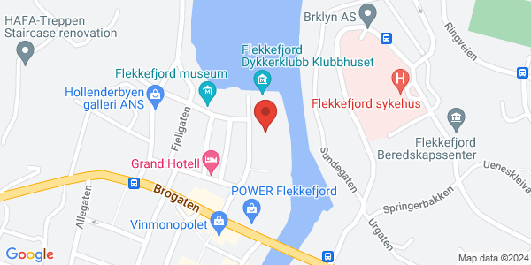Kart som viser hvor arrangementet foregår