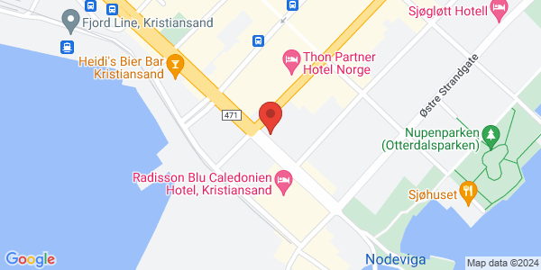 Map displaying event location