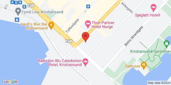 Map displaying event location