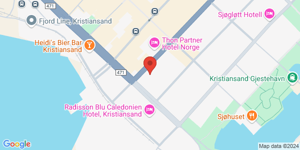 Map displaying event location