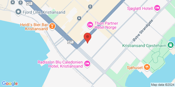 Map displaying event location