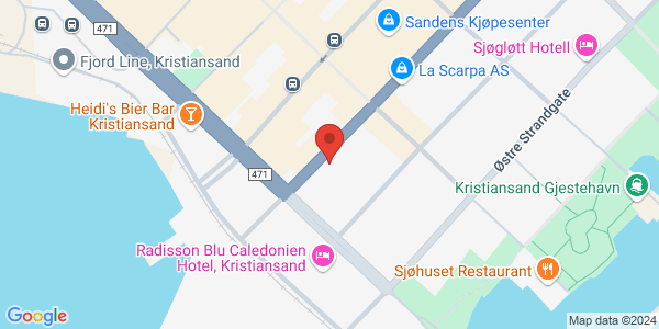 Map displaying event location