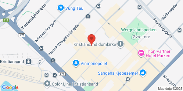 Map displaying event location