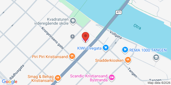 Map displaying event location