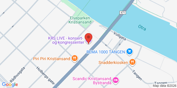 Map displaying event location