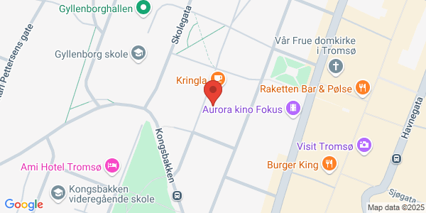 Map displaying event location