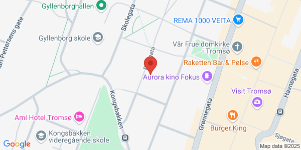 Map displaying event location
