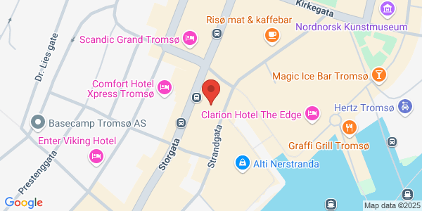 Map displaying event location