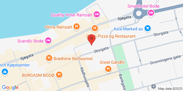 Map displaying event location