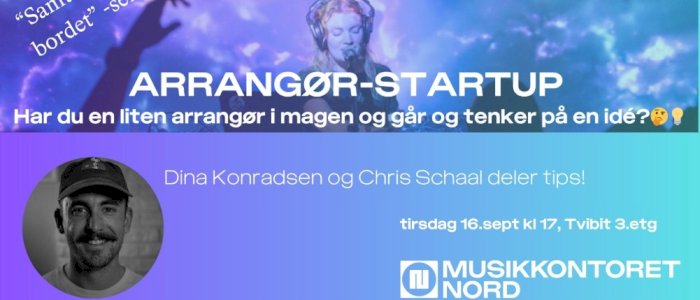 ARRANGØR STARTUP