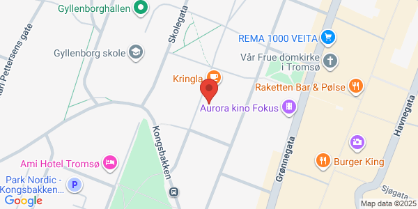 Map displaying event location