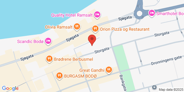 Map displaying event location