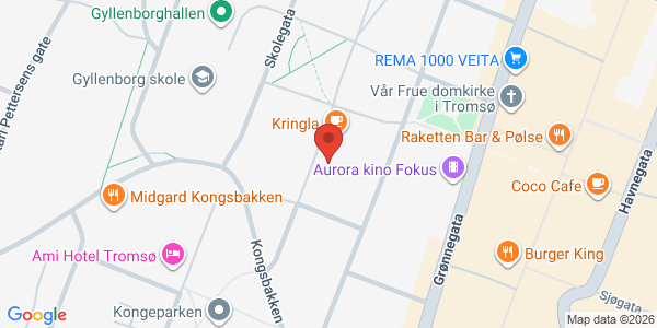 Map displaying event location